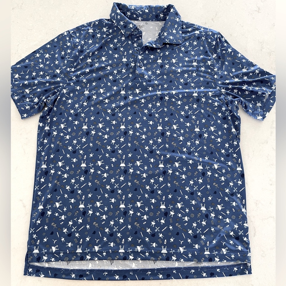 1764 men’s golf polo shirt